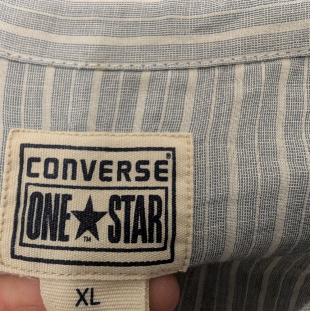 Converse long sleeve button up shirt - Picture 2 of 2